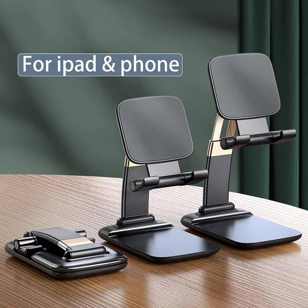 Adjustable Folding Holder Stand for Mobile Phones and Tablets - Portable, Anti-Skid, Multi-Angle Design