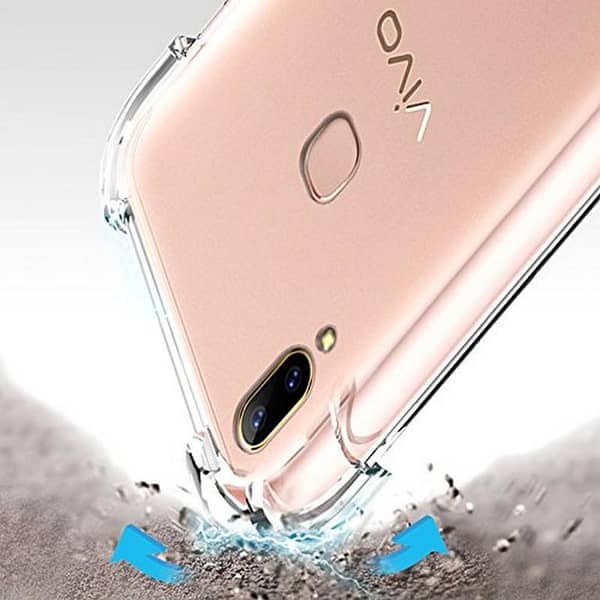 Transparent TPU Case for Vivo Y91 and Y95 - Soft Silicone Back Cover with Shock Drop Resistance