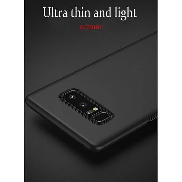 SAMSUNG NOTE 8 Soft TPU Back Cover Case in Matte Black
