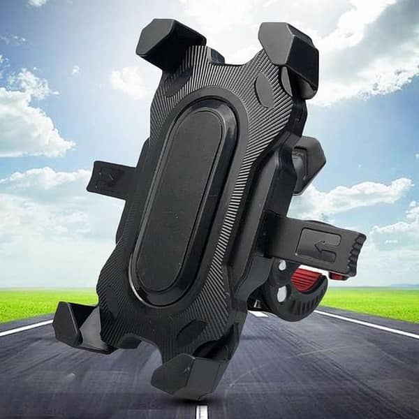 Universal 360-Degree Bike and Motorcycle Phone Holder Stand for Mobile Devices