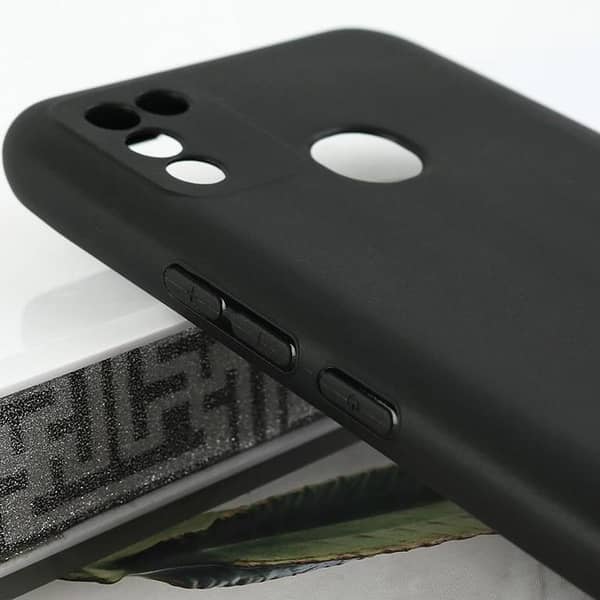 Soft TPU Back Cover Case for INFINIX HOT 9 PLAY and SMART 4 PLUS in Black