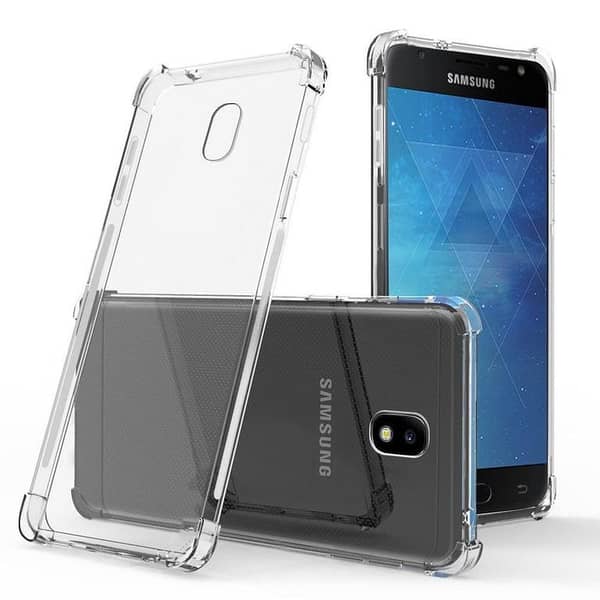 Transparent TPU Case for Samsung Galaxy J5 Pro - Soft Silicone Back Cover with Anti Shock and Drop Resistance