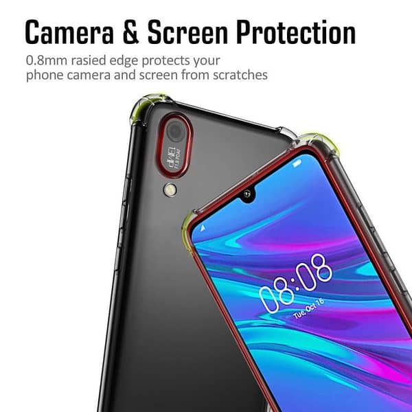 Transparent TPU Case for Huawei Y6 Prime 2019 - Soft Silicone Back Cover with Anti Shock and Drop Resistance