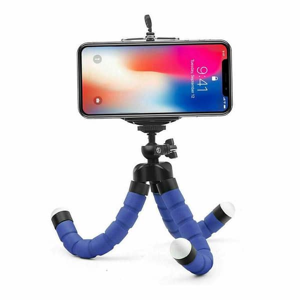 Adjustable Mini Tripod Holder for Mobile Phones, Universal Octopus Stand for iPhone, Samsung, and Cameras