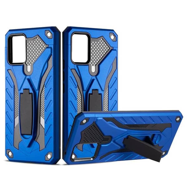 Oppo F19, A95 4G, A74 4G Hybrid Armor Back Cover with Kickstand