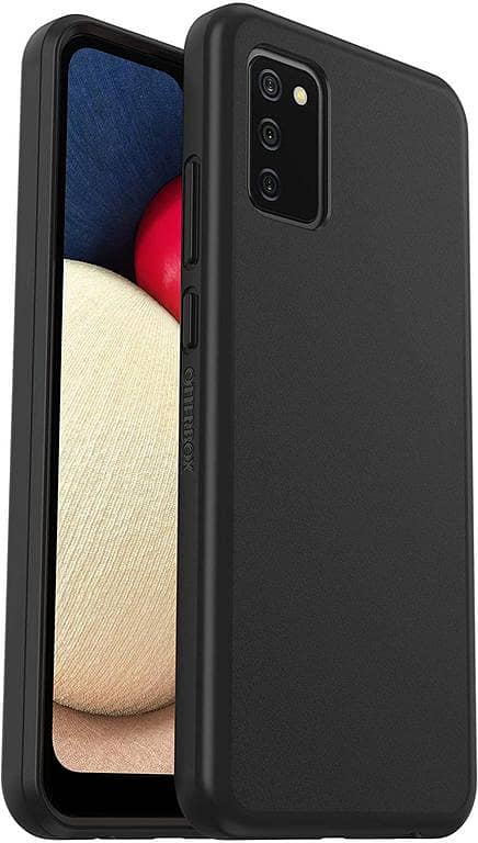 SAMSUNG A02S Soft TPU Back Cover Case in Matte Black