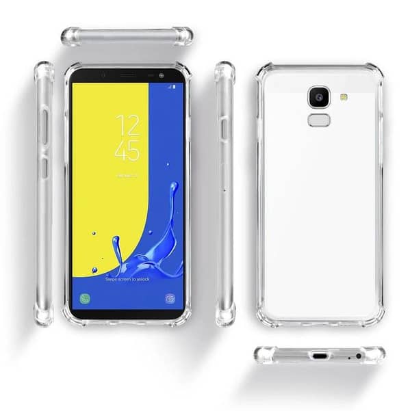 Transparent TPU Case for Samsung Galaxy J6 - Soft Silicone Back Cover with Drop Resistance
