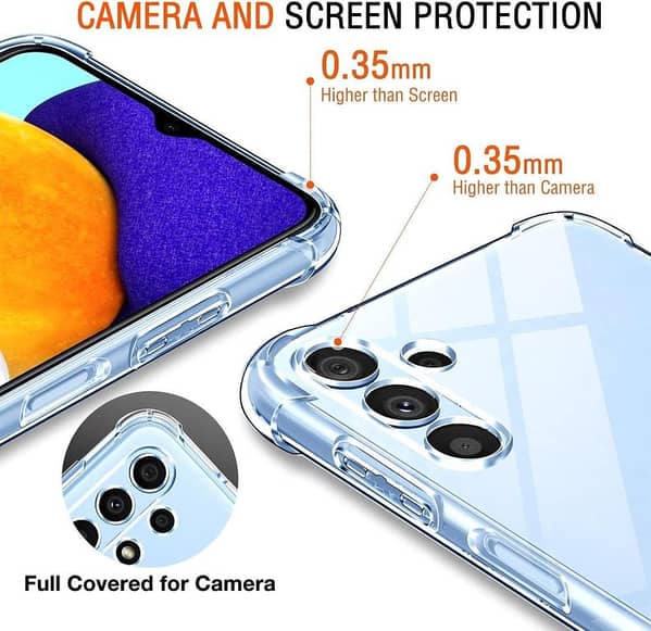 Transparent TPU Case for Samsung A13 5G - Soft Silicone Back Cover with Drop Resistance and Anti Shock Features