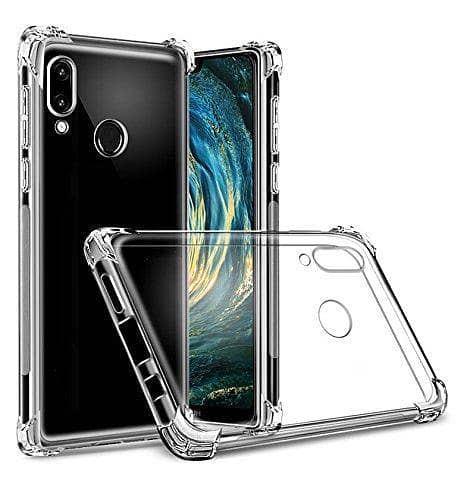 Huawei P20 Lite TPU Case with Air Cushions for Drop Resistance and Transparent Silicone Back Cover