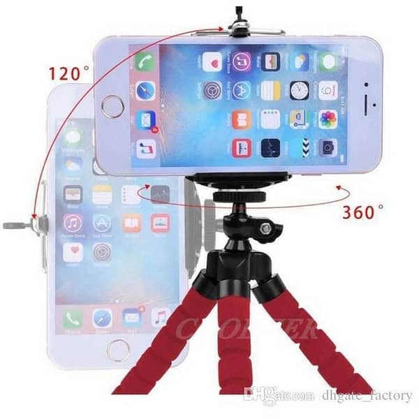 Octopus Mini Tripod: 3-in-1 Flexible Stand for Digital Cameras, Mini Projectors, and Smartphones