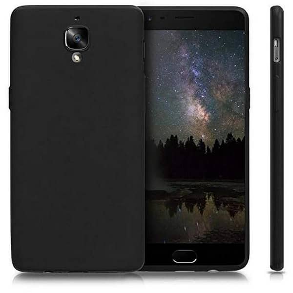 ONEPLUS 3 / 3T Black TPU Soft Silicone Back Cover Case