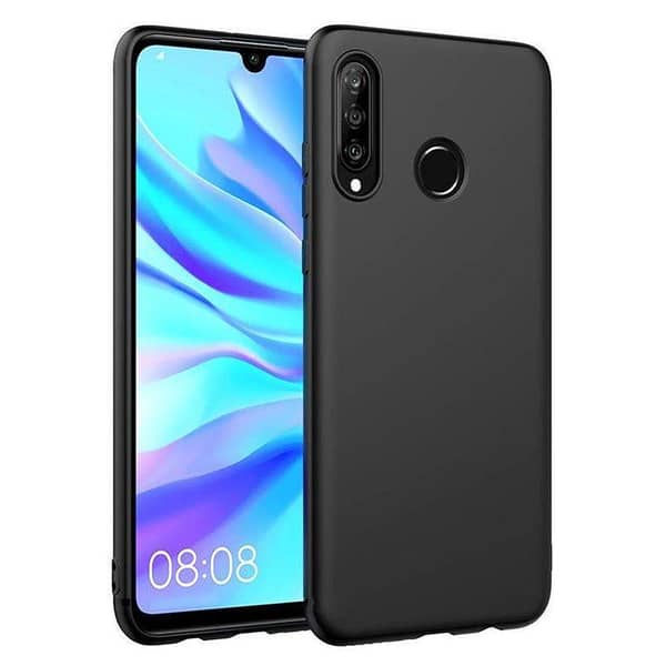 HUAWEI P30 LITE Soft TPU Back Cover Case in Matte Black