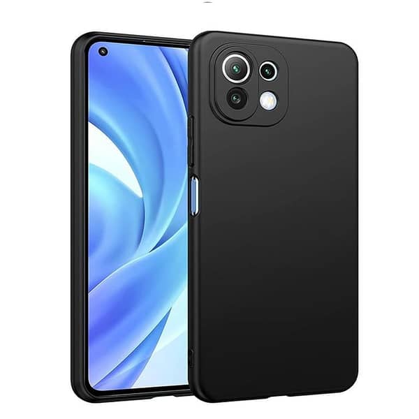 Soft TPU Back Cover Case for REDMI 11 LITE in Black