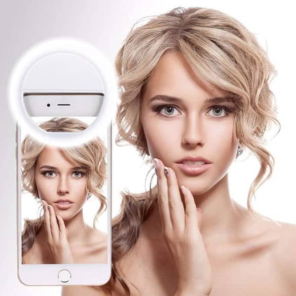 Universal Portable Selfie Ring Light with 36 LEDs for Camera and Smartphone Photography