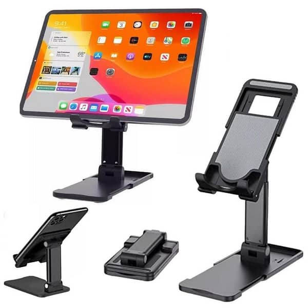 Adjustable Folding Stand for Mobile Phones and Tablets - Portable, Anti-Skid, Multi-Angle Desk Holder
