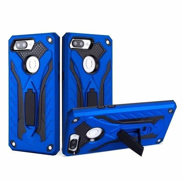 Oppo F9 and F9 Pro Transformer Series Hybrid Armor Case with Kickstand