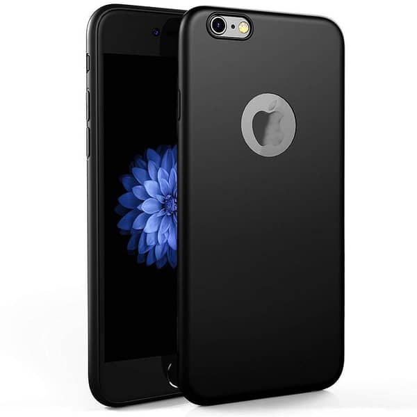Matte Black Soft TPU Back Cover Case for IPHONE 6G