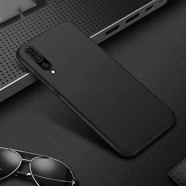 Soft Silicone Back Cover for Huawei P20 Pro in Black