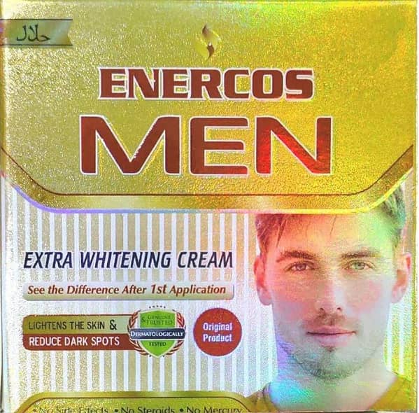 Enercos Extra Whitening Cream for Men - Advanced Formula for Fairness and Skin Solution