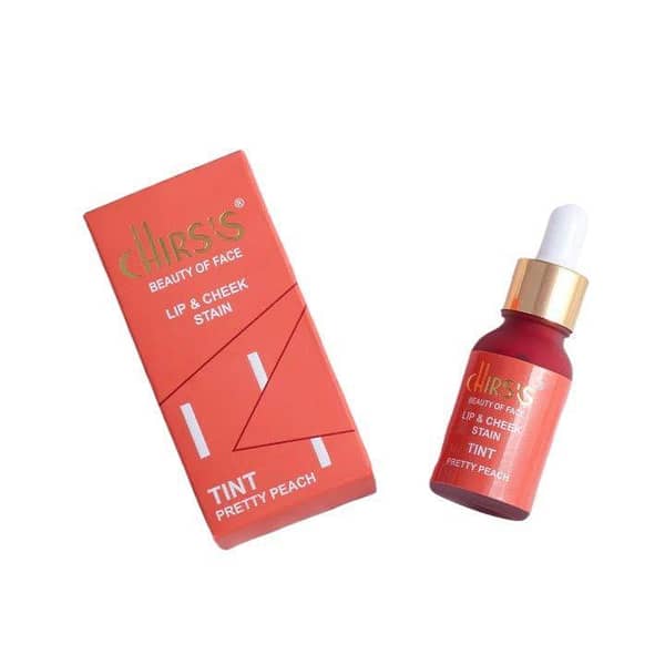 Chirs's Pretty Peach Lips & Cheek Stain Tint