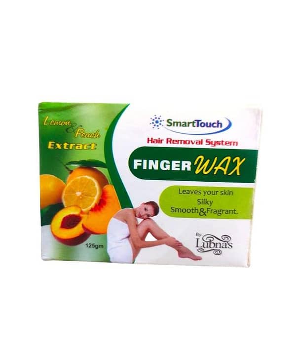 Lubna Finger Wax 125G with Lemon and Peach Extract