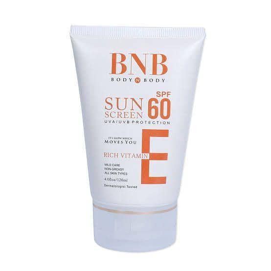 BNB SPF60 Sunscreen 120ml for Effective UV Protection