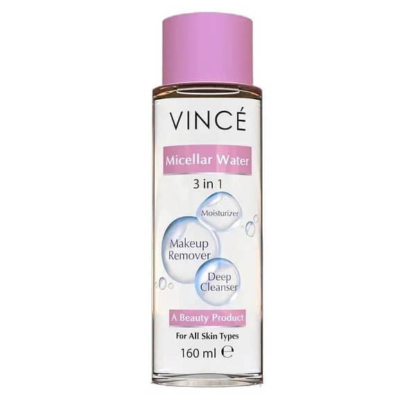 Vince Micellar Water 160ml for Gentle Cleansing of Makeup and Impurities