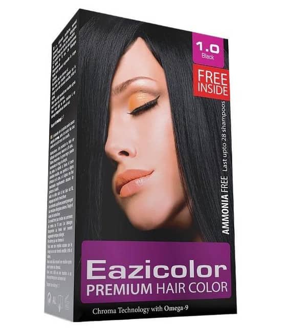 EaziColor Premium Hair Coloring Product for All Hair Types