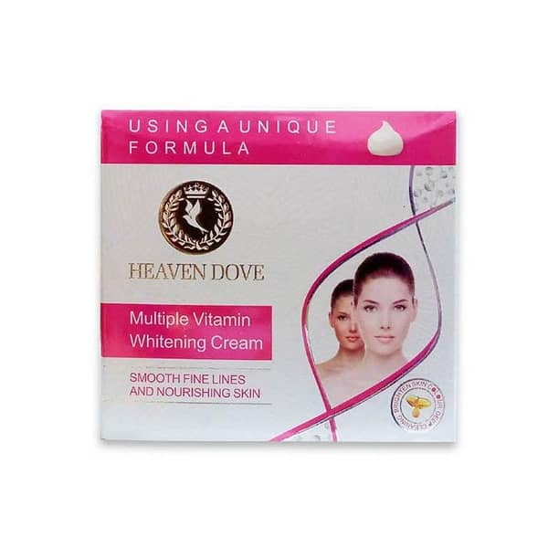 Heaven Dove 180 Gram Multiple Vitamin Whitening Cream Jar for Skin Care