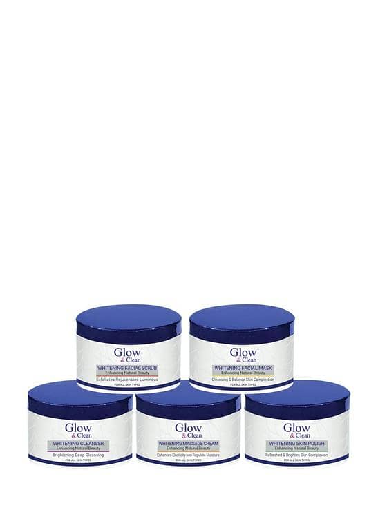 5-Step Glow and Clean Facial Kit for Radiant Skin
