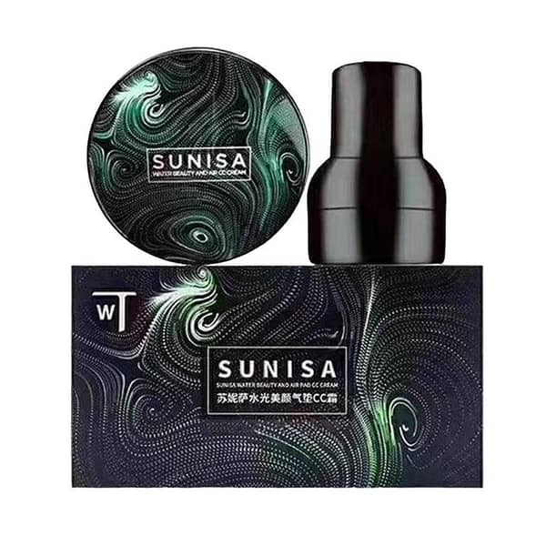 Sunisa 3-in-1 Waterproof CC and BB Cream Foundation with Air Cushion