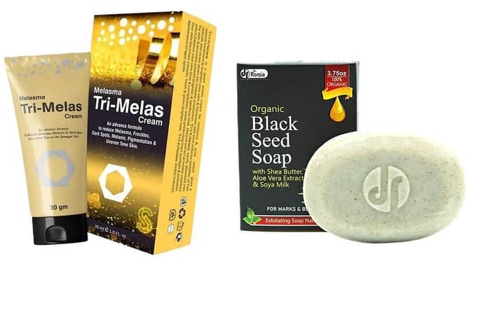 Dr Romia Tri Melas Cream and Black Seed Soap for Melasma and Uneven Skin Tone