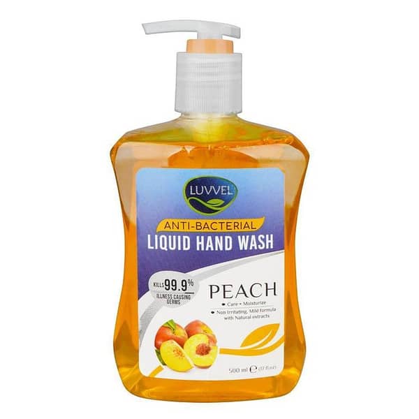 Luvvel Peach Anti-Bacterial Handwash 500ml