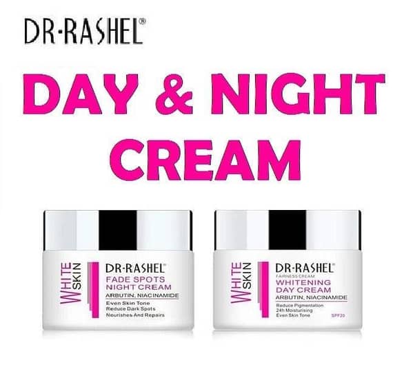 DrRashel Day and Night Cream for Nourishing, Repairing, and Reducing Dark Spots