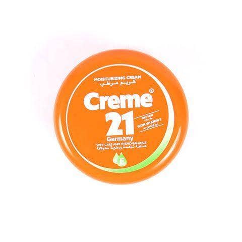 Creme 21 Moisturizing Cream 150ml from Germany for Dry Skin with Vitamin E and B5, Suitable for Hands, Face, and Body