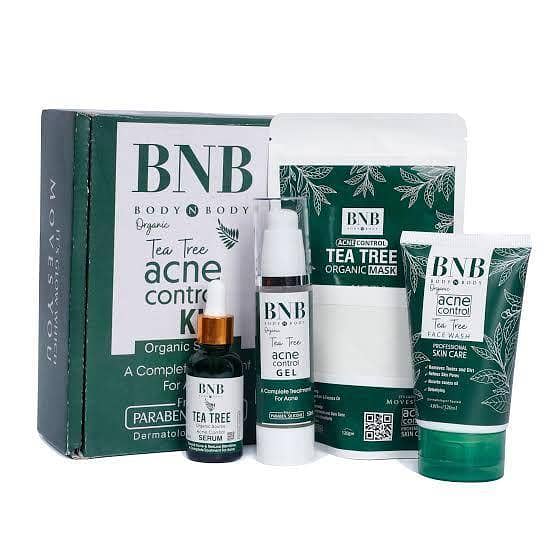 BNB 4-in-1 Acne Control Kit for Managing Breakouts and Scars