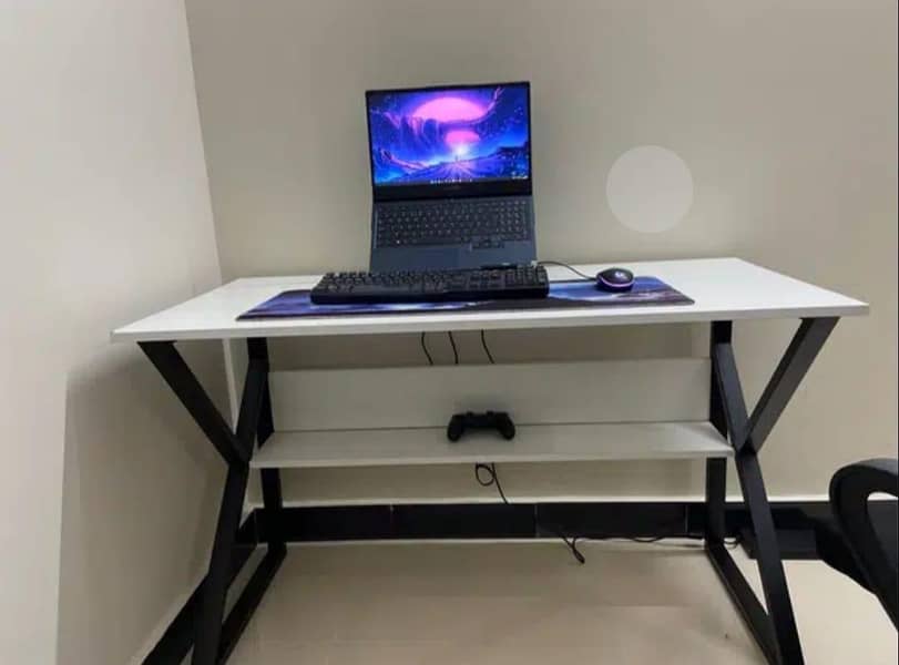Gaming table -workstation table - Office table -k shape table 5