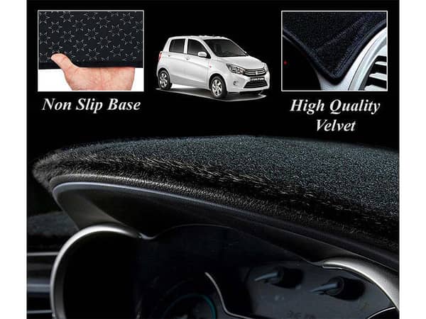 Velvet Dashboard Carpet Cover for Suzuki Cultus 2017-2022 | Washable and Non-Slip