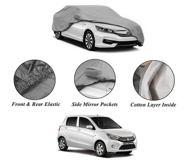 Suzuki Cultus Car Top Cover (2017-2020) with Non-Woven Outer Layer and Cotton Inner Layer