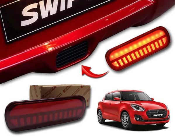 Suzuki Swift 2022-2024 Rear Bumper LED Brake Light | Original Fit | Easy Installation | LED Display