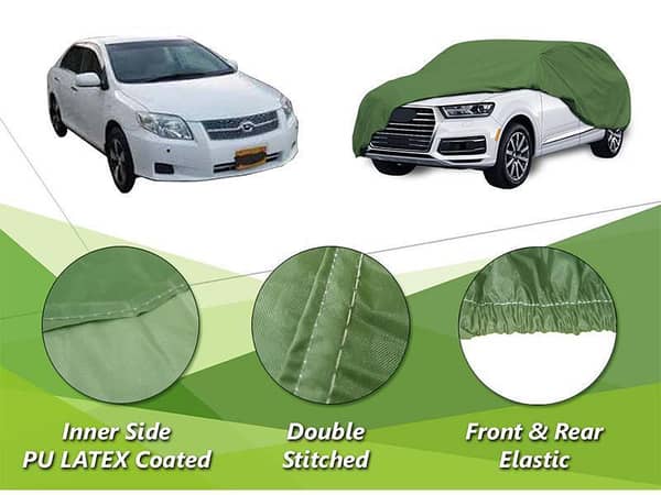 Toyota Axio PU Latex Coated Top Cover (2006-2019) | Scratch Resistance and Waterproof Design