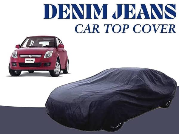 Suzuki Swift Denim Jeans Top Cover (2010-2021) | 12oz Cotton, Heat Resistant