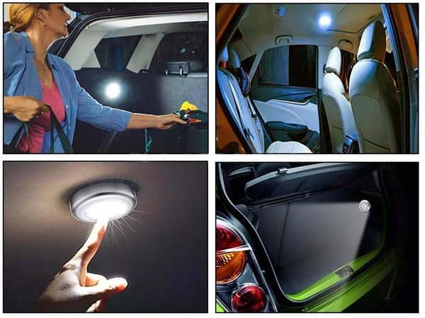 Car Universal Wireless LED Interior Light - Set of 3