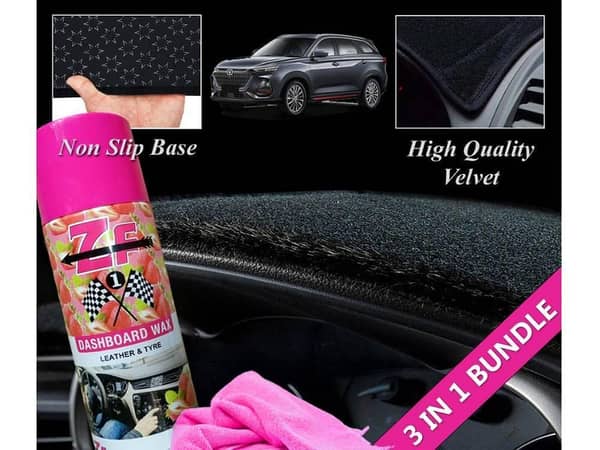Changan Oshan X7 2022-24 Dashboard Cover Set with Dashboard Polish and Microfiber Cloth | 3-Piece Bundle