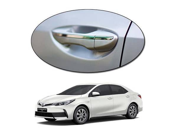 Chrome Door Handle Strips for 2014-2021 Toyota Corolla - 8 Piece Set