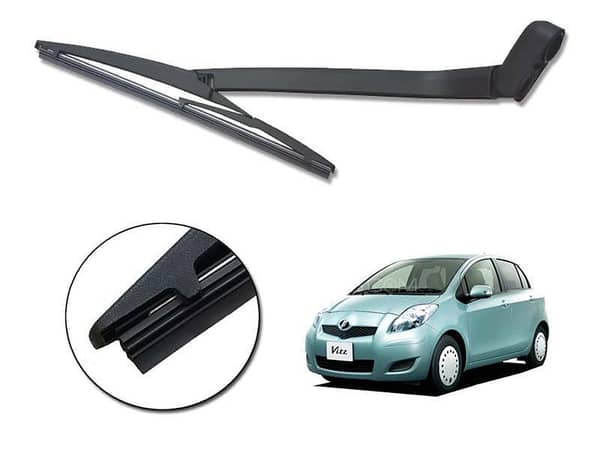 Toyota Vitz 2005-2010 Rear Wiper Blade and Arm Set | Rubber with Graphite Coating