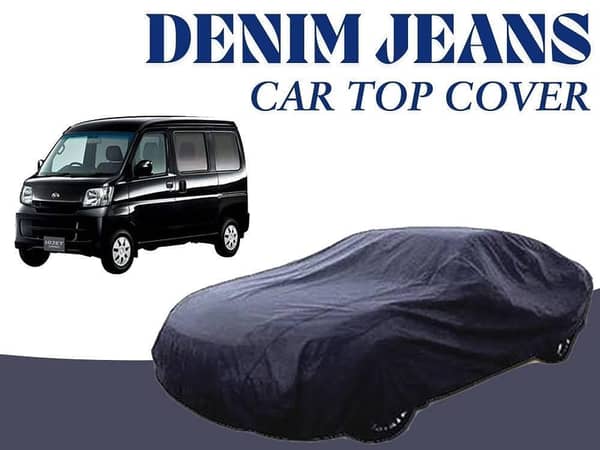 Daihatsu Hijet Denim Jeans Top Cover for 2004-2024 | 12oz Cotton | Heat Resistant