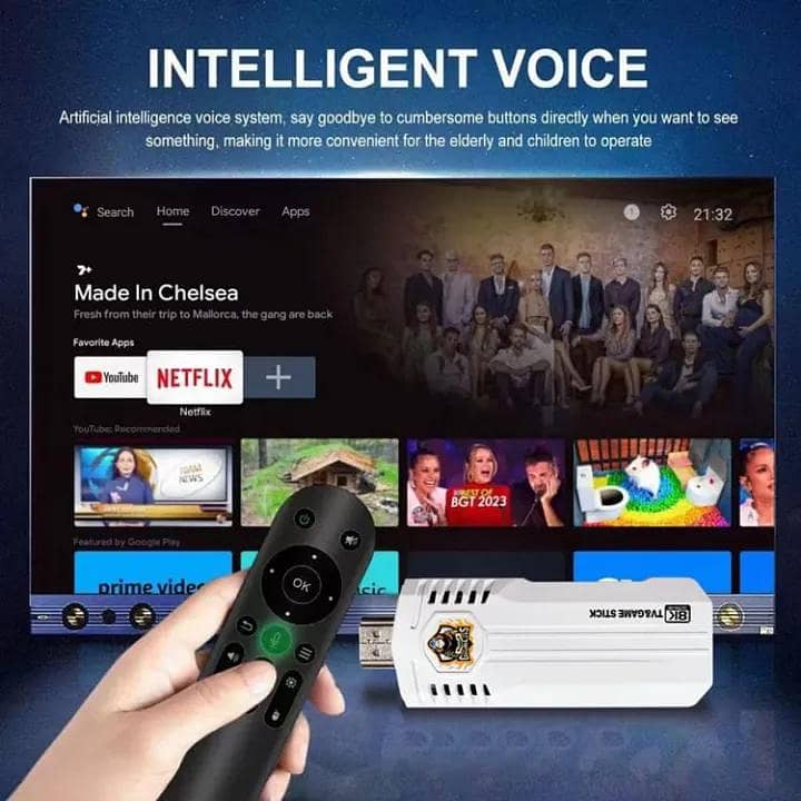 K8 pro Retro Game stick with android and wifi 2