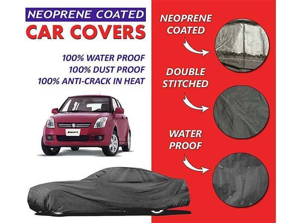 Top Cover for Suzuki Swift (2010-2017) | Neoprene Coated Interior | Lightweight, Soft, and Waterproof