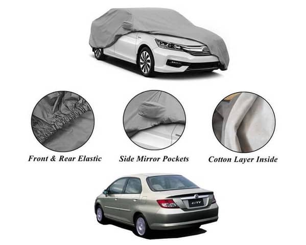 Car Top Cover for Honda City 2006-2008 | Non-Woven Cotton Inner Layer | Waterproof & Anti-Scratch Design